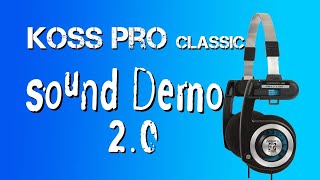 Koss Porta Pro Sound Demo 20 [upl. by Meekahs]