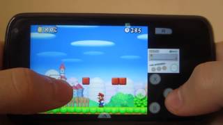 New Super Mario Bros Gameplay on Drastic DS Emulator  Download Links [upl. by Hux]