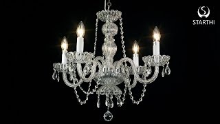 4Light Crystal Chandelier Assembling and Installation Video [upl. by Trish]