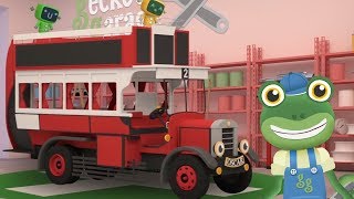 Geckos Garage  Oscar The Old Bus Goes To Geckos Garage  Vehicles For Kids  Cartoons For Kids [upl. by Gerk]