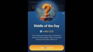 X Empire 20241007 riddle of the day [upl. by Eibor]