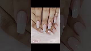 simple yet elegant nails with Acrylic extensions follow glamournailsbyRNJ nails simplenails [upl. by Russon102]