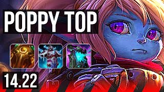 POPPY vs AATROX TOP  KR Master  1422 [upl. by Eeryt]