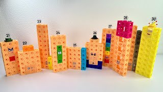 Numberblocks NEW ACTIVITY SET Count 21 to 30  123 Counting Fun Numbers For Kids Number Party🎉 [upl. by Ayadahs]