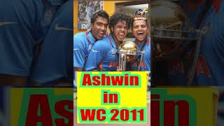 Ashwin in WC 2011 cricket india shorts ravichandranashwin worldcup2011 [upl. by Neimad]