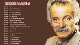 GEORGES BRASSENS LES PLUS GRANDS TUBES  GEORGES BRASSENS CHANSONS [upl. by Neeron]