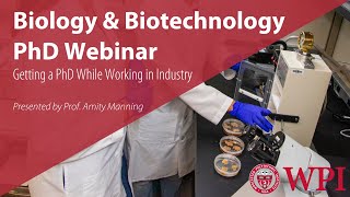 Biology amp Biotechnology PhD Webinar [upl. by Aiynat]