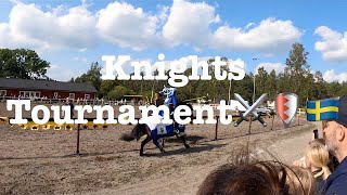 Riddarspel Lillerudsdagarna Knight Games Tournament Riddare Värmland Sverige Lillerud Sweden ⚔️🇸🇪 [upl. by Nelhsa839]