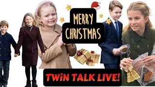 TWiN TALK LIVE Happy Royal Christmas Episode🎄 🎅 🤶 🌟 ☃️ [upl. by Ayra]