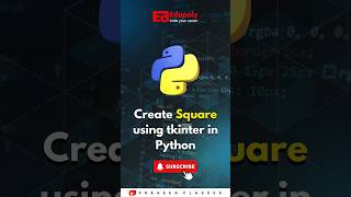 Create Square using tkinter in Python [upl. by Mhoj]