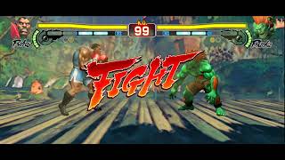 Street Fighter 4 CE Mobile Version  Balrog vs Blanka [upl. by Ynottirb]