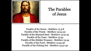 The Parables of Jesus  Matthew Chapter 13 [upl. by Ait]