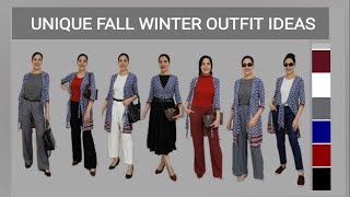 Wearable Fall Winter Outfit Ideas  1 Shrug 9 Outfits winteroutfitideas [upl. by Odlo243]