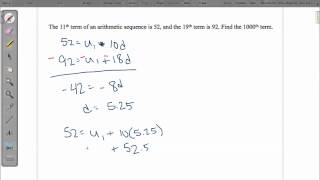 2 1 Arithmetic Sequence Ex 1 [upl. by Doss]