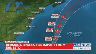 Ernesto grows into Cat 2 hurricane as it aims for Bermuda [upl. by Aig]