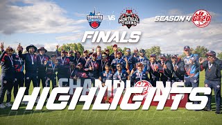 GT20 Canada Season 4  FINALS  Montreal Tigers vs Toronto Nationals  Highlights [upl. by Aicirtak3]