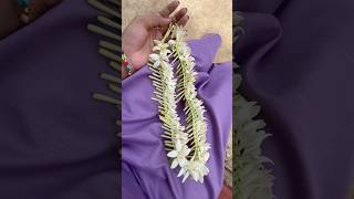 Beautiful garland❤️youtubeshorts garland shorts trending viralvideo hairstyle viralhacks 1m [upl. by Yasnil]