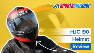 HJC i90 flipup motorcycle helmet review  Sportsbikeshop [upl. by Krebs4]