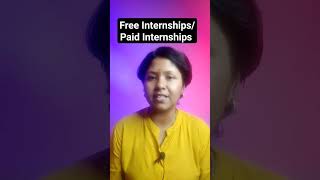 Free internship  Paid internship difference [upl. by Cir488]