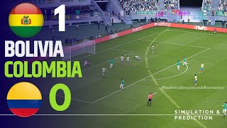 BOLIVIA 10 COLOMBIA  Resumen • Eliminatorias Sudamericanas 2024 SimulaciónRecreación [upl. by Dolph]