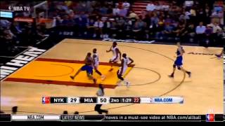 Justise Winslows Block on Afflalo vs Knicks [upl. by Ynehpets]