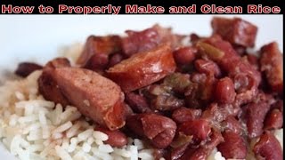 Cookin Assassin  Cajun Red Beans and Rice with Smoked Sausage 🍲🍚 [upl. by Nnov]