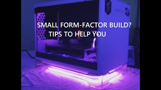 Mini ITX build Tips when building a small form factor PC Using the Inwin A1 mini case [upl. by Whitney]