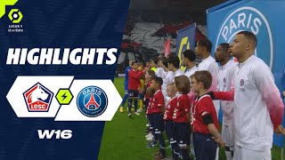 LOSC LILLE  PARIS SAINTGERMAIN 1  1  Highlights  LOSC  PSG  20232024 [upl. by Gneh]