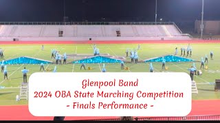 Glenpool Band VAST 2024 OBA State Marching Competition Finals Performance [upl. by Sawyer]