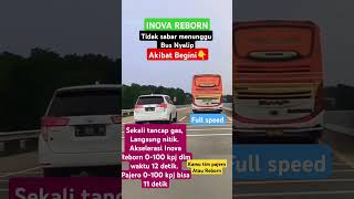 Full speed pajero vs inova viralvideo jalannya jalan shorts fyp [upl. by Cutlerr]