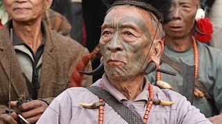 Headhunters of Nagaland India  Konyak Tribe Celebrating Aoling Festival  VANISHING TRIBES [upl. by Meg]