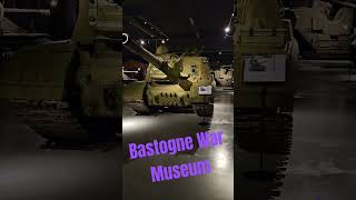 Bastogne War Museum history ww2 travel belgium tank panzer reisen [upl. by Nauqaj]