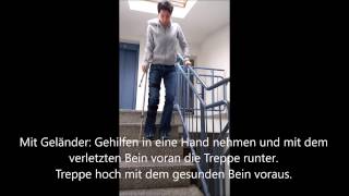 Sicher Treppen steigen nach Knie OP [upl. by Simson]