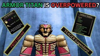 The BEST BUILD for ARMOR TITAN in ATTACK on TITAN  AOT Revolution [upl. by Kirst]