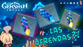 🔵 COMO CONSEGUIR OFRENDAS en ⚡💧GENSHIN IMPACT 24 🔥❄ 2022 [upl. by Nueoras231]