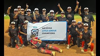 Arizona Little League AllStar State Champions Litchfield Park [upl. by Vaclava]