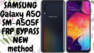 Frp Bypass A50 U4 SM A505F Google Lock Unlock Without Pc 2020 [upl. by Atinuhs478]