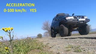 Nissan Patrol Gr Y61 zd30  acceleration 0 100 kmh [upl. by Igor871]