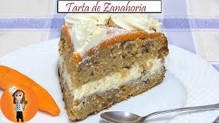 Tarta de Zanahoria  Receta de Cocina en Familia [upl. by Kissee81]