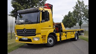 TE KOOP  FOR SALE  ZU VERKAUFEN  À VENDRE  MERCEDES BENZ ATEGO 1524 EURO6 FALKOM RECOVERY TRUCK [upl. by Tattan287]