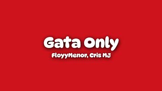 Gata Only  FloyyMenor Cris MJ LetraLyrics [upl. by Nnyliak594]