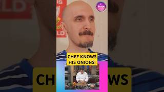 THIS CHEF GUY KNOWS WHAT HES DOING Onion  REACTION 🧅😂 shorts chef onion memes comedy [upl. by Abeh317]