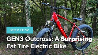 GEN3 Outcross Review A Surprising Fat Tire Electric Bike [upl. by Refinnaj]