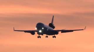 UPS MD11 Landing at PHX Sky Harbor 4K [upl. by Abey]