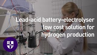 Lead acid battery electrolyser – lowcost solution for hydrogen production [upl. by Anile]