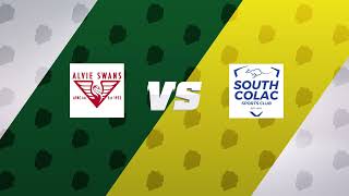 CDFNL Reserves GF Alvie vs South Colac Grand Finals [upl. by Elias]