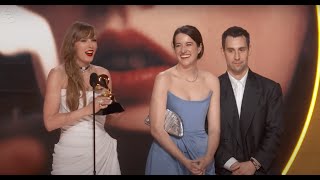 TAYLOR SWIFT Wins Album Of The Year For MIDNIGHTS  2024 GRAMMYs Acceptance Speech [upl. by Alleon]