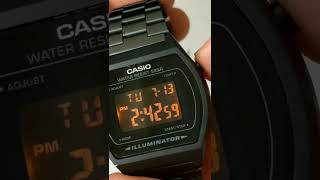 Casio B640WB1BVT  Vintage Digital Watch Unboxing [upl. by Emor]