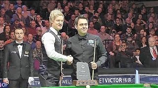 Robertson v OSullivan 2016 Final Welsh Open BBC [upl. by Nevart]