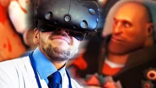 VIRTUAL REALITY DOCTOR  Surgeon Simulator HTC Vive Virtual Reality [upl. by Bram]